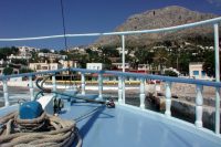 De boot van Kalymnos naar Telendos