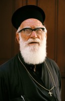 Griekse priester Mykonos