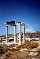 De ruines van Delos (Dilos)