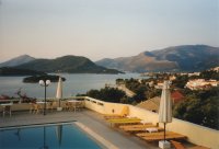 Nidri bij Lefkas uitzicht