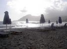 storm on plakias beach