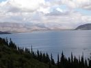 Albani� gezien vanuit Corfu