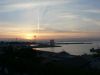 Zonsopkomst in de haven van Alexandroupoli.