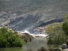 Zoetwater rivier bij de baai van Livada op Tinos