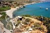 Strand van Preveli van bovenaf