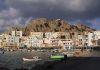 donkere wolken boven karpathos