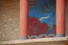 Muurschilderij stier in Knossos