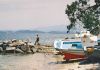 Chios Aan Het Strand In Lagada
