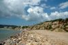 Uitzicht vanaf de haven Agia Ermioni (Chios)