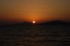 Ondergaande zon boven Kalymnos