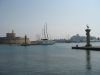 Haven met hert en hinde van Rhodosstad